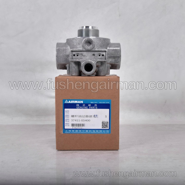 37411-05400 Fusheng Airman Airman Mobile Air Compressor Genuine Parts Oil Filter Base