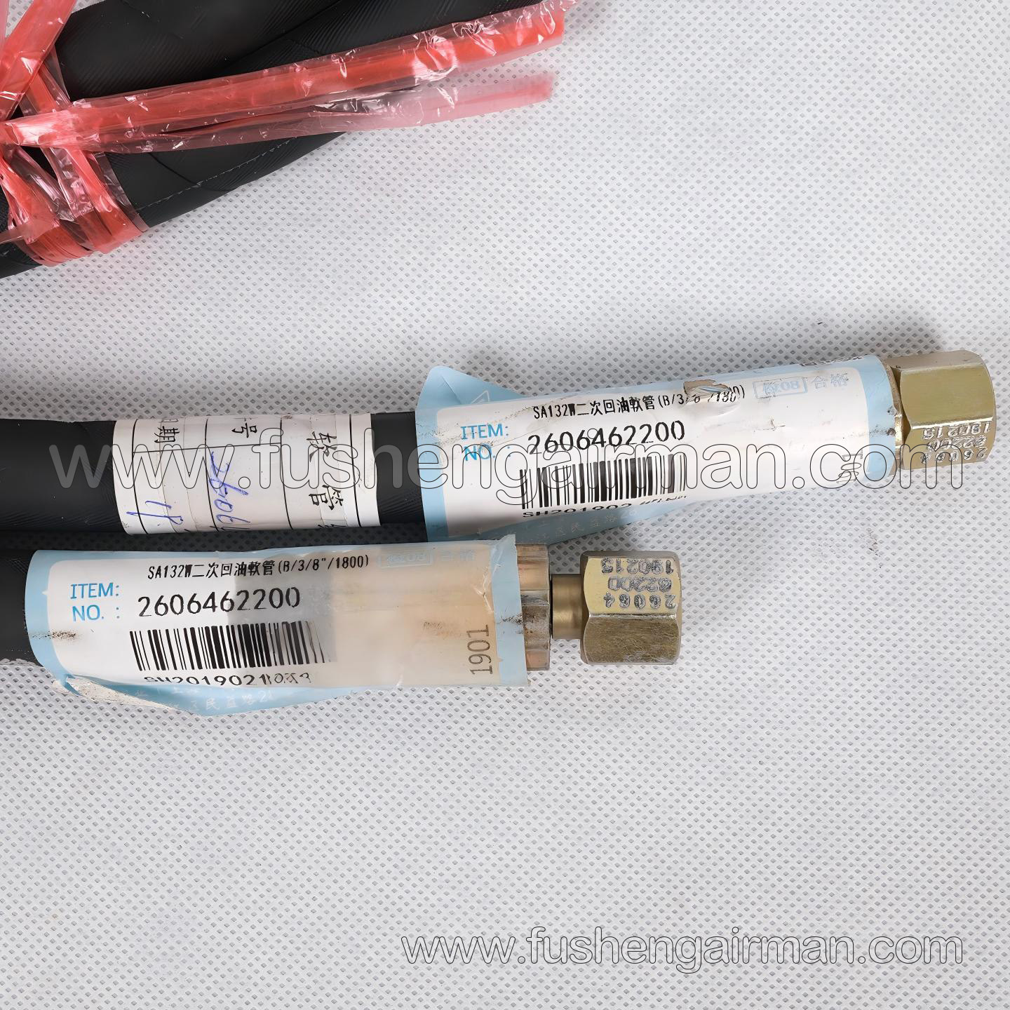 2606462200=71161211-61560 Fusheng SA132W Secondary Return Oil Hose Oil/Gas Bucket - Body