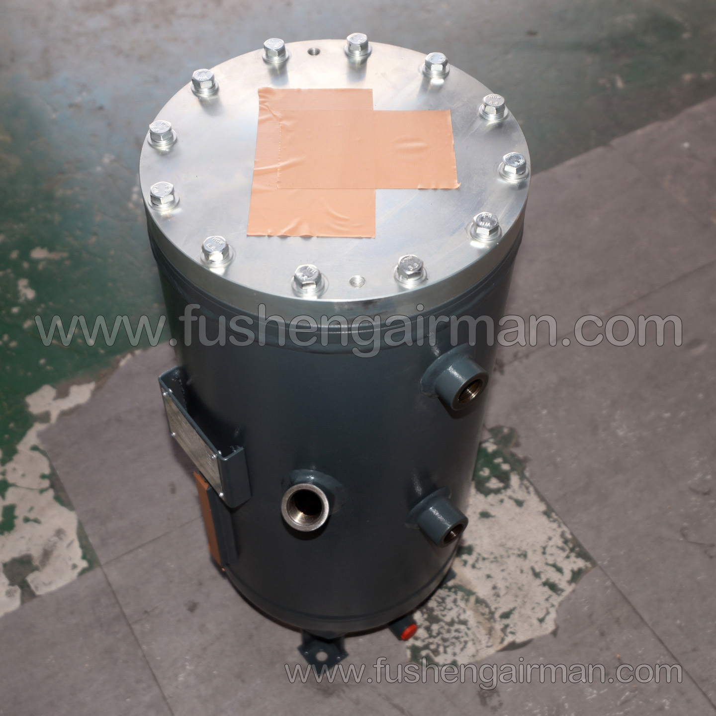 2607270060 Fusheng Screw Air Compressor SAV22A Genuine Parts Oil-Gas Barrel Assembly