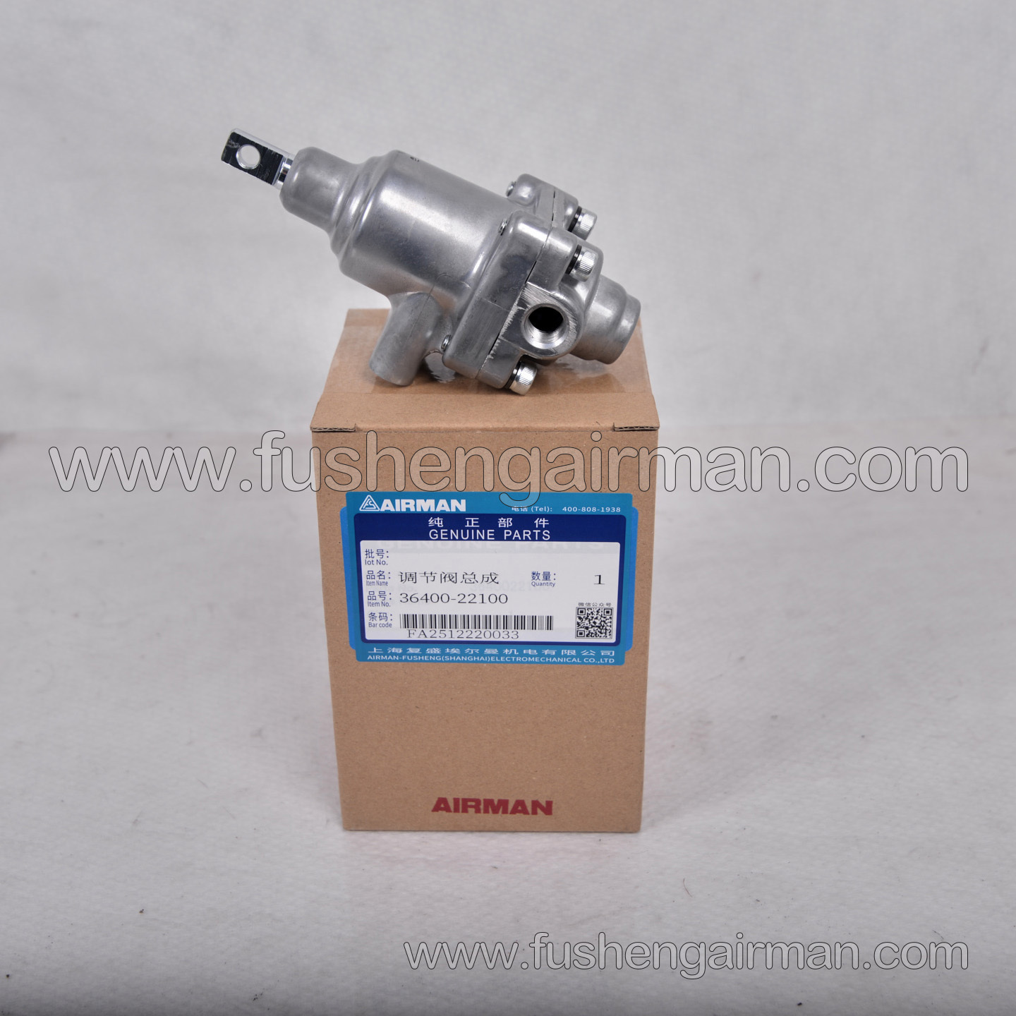 36400-22100 Fusheng Airman Mobile Air Compressor Original Equipment Manufacturer (OEM) Regulator Assembly