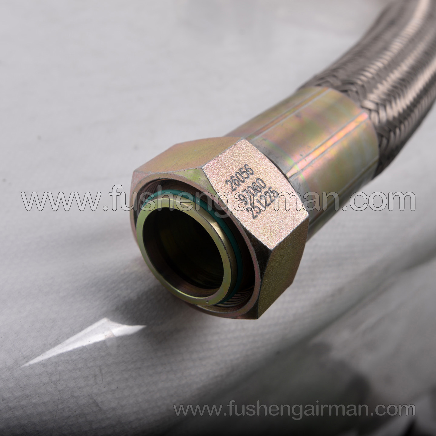 2605697060 Fusheng Air Compressor Genuine Replacement Part: SF45A Hot-Swap Intake High-Pressure Hose