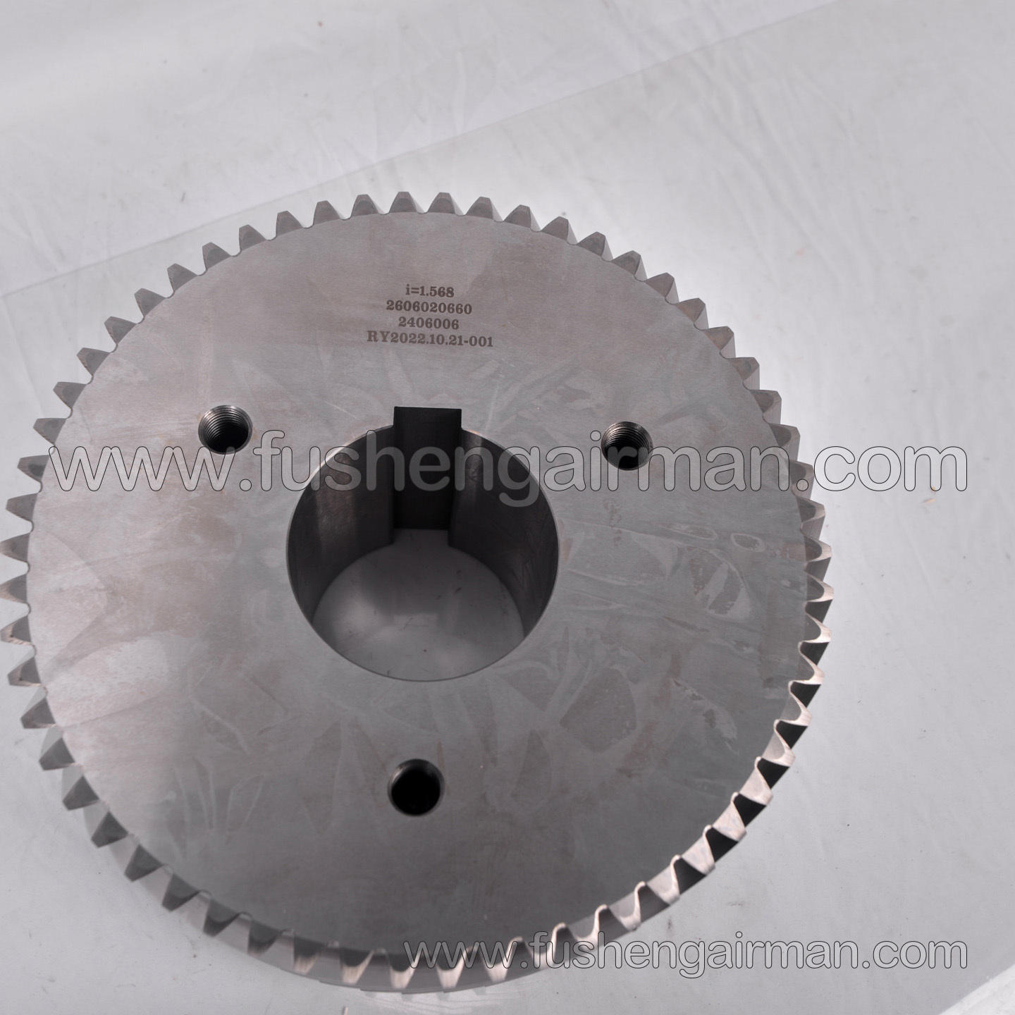 2606020660/2606020670 Fusheng BSA62G Screw Air Compressor Head Gear Set, i=1.56