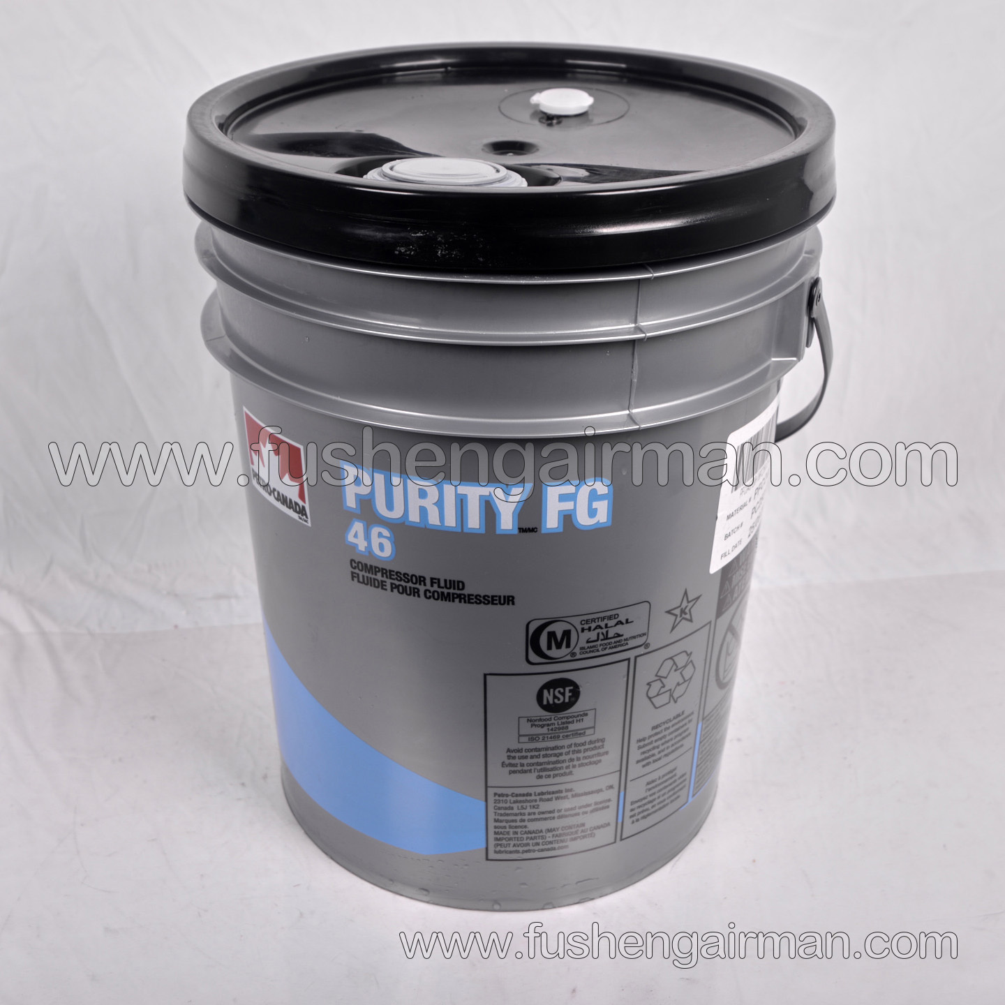 2100050268 Fusheng Screw Air Compressor Food-Grade Compressor Oil 46 (20L) New Packaging