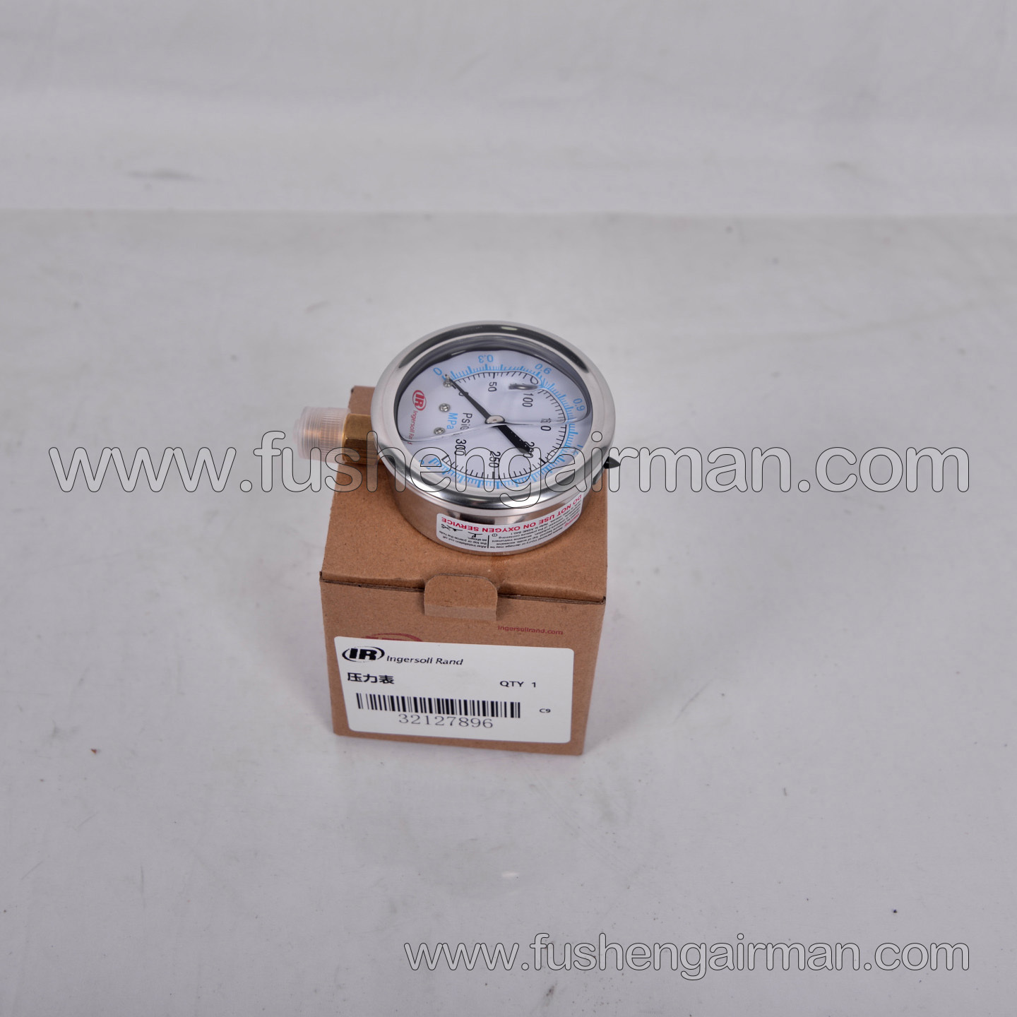 32127896 Ingersoll Rand Piston Air Compressor Genuine Replacement Pressure Gauge