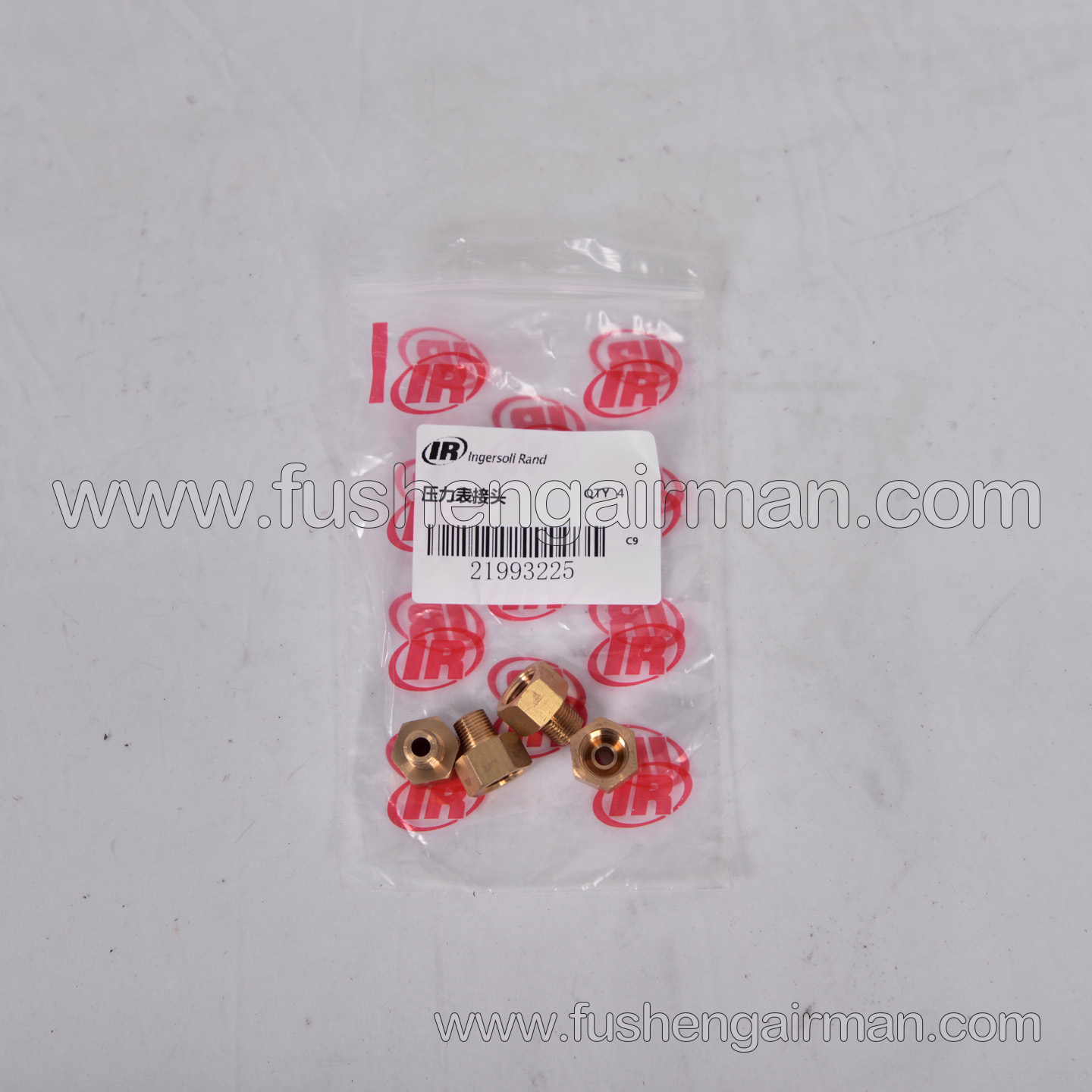 21993225 Ingersoll Rand Piston Air Compressor Genuine Replacement Part, Internal/External NPT 1/4"