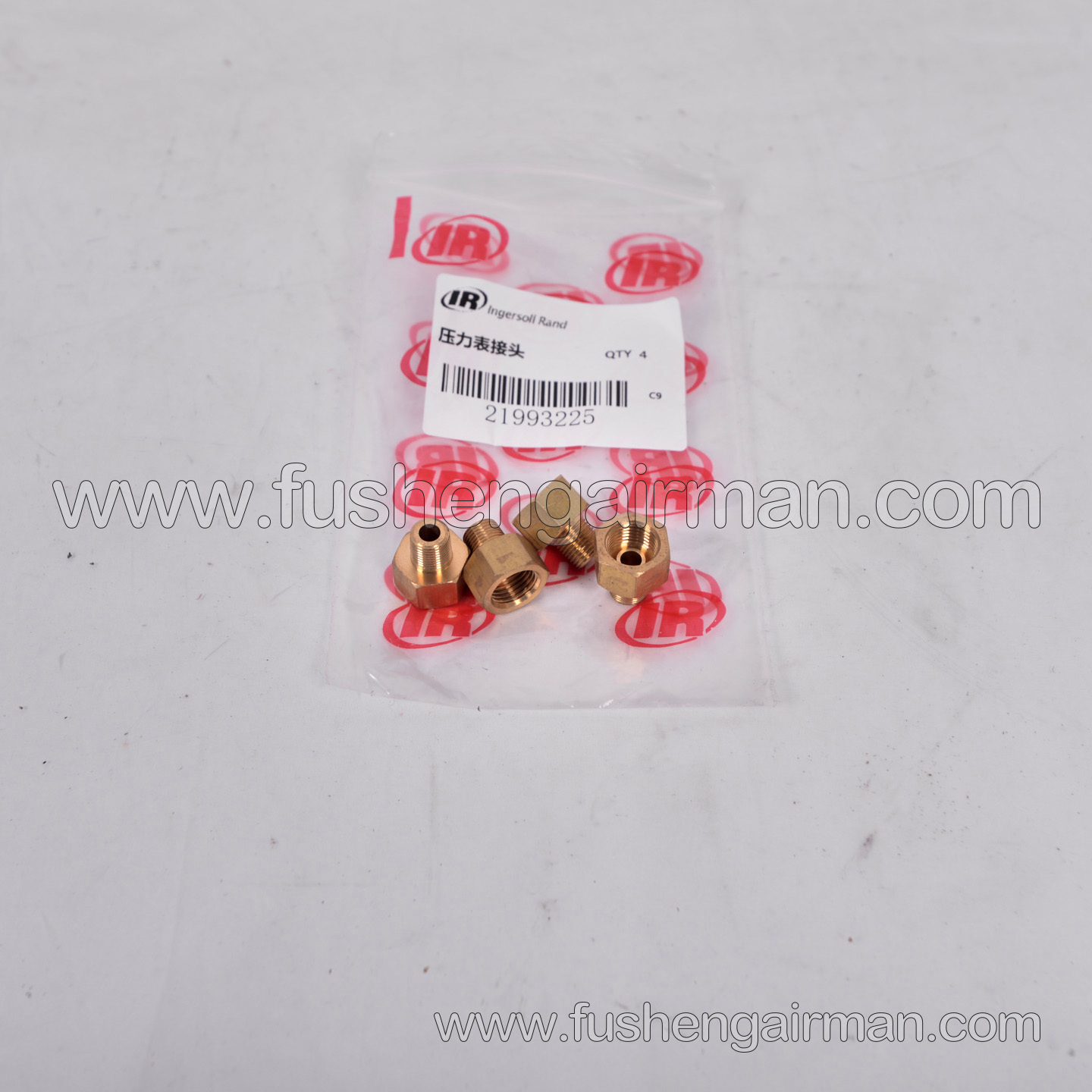 21993225 Ingersoll Rand Piston Air Compressor Genuine Replacement Part, Internal/External NPT 1/4"