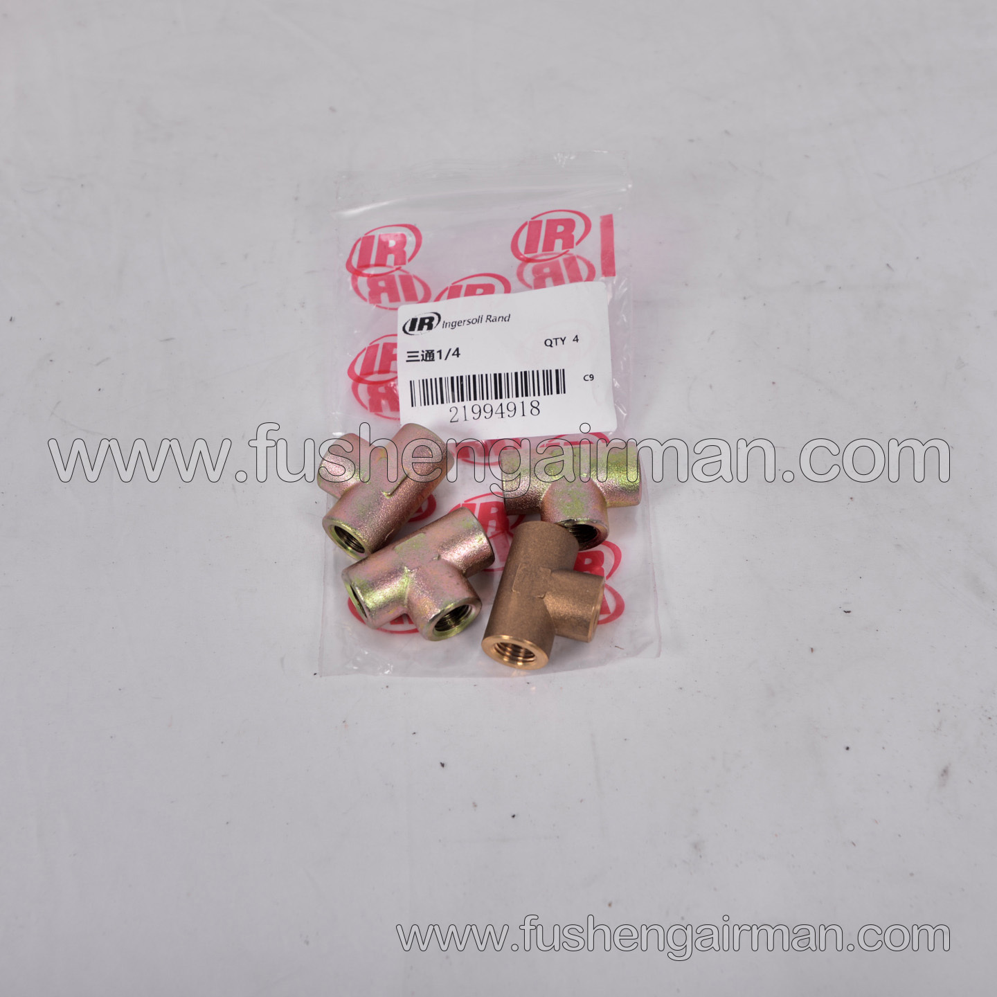 21994918 Ingersoll Rand Piston Air Compressor Genuine Replacement Part: 1/4" T-Fitting