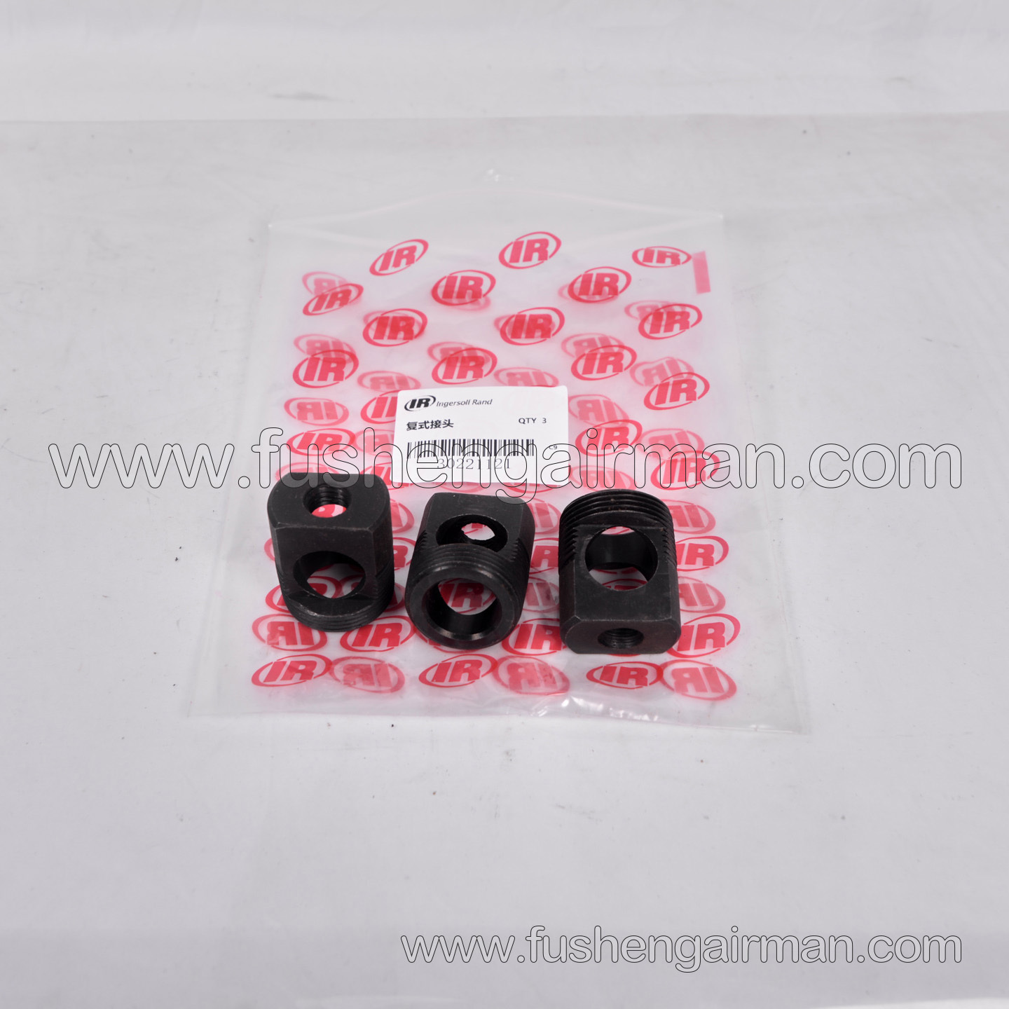 30221121 Ingersoll Rand Piston Air Compressor Genuine Replacement Part: Double-Nipple Coupling