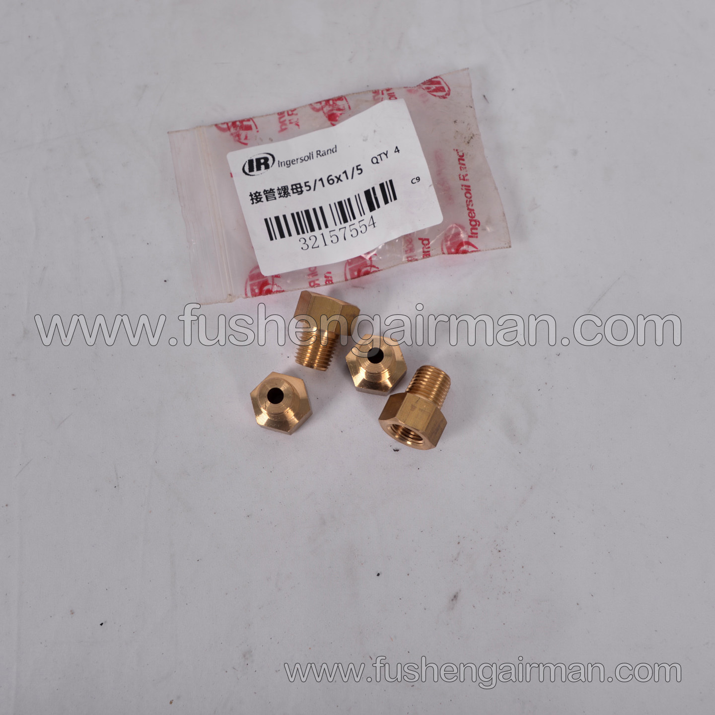 32157554 Ingersoll Rand Piston Compressor Genuine Replacement Fitting 5/16“ x 1/4”