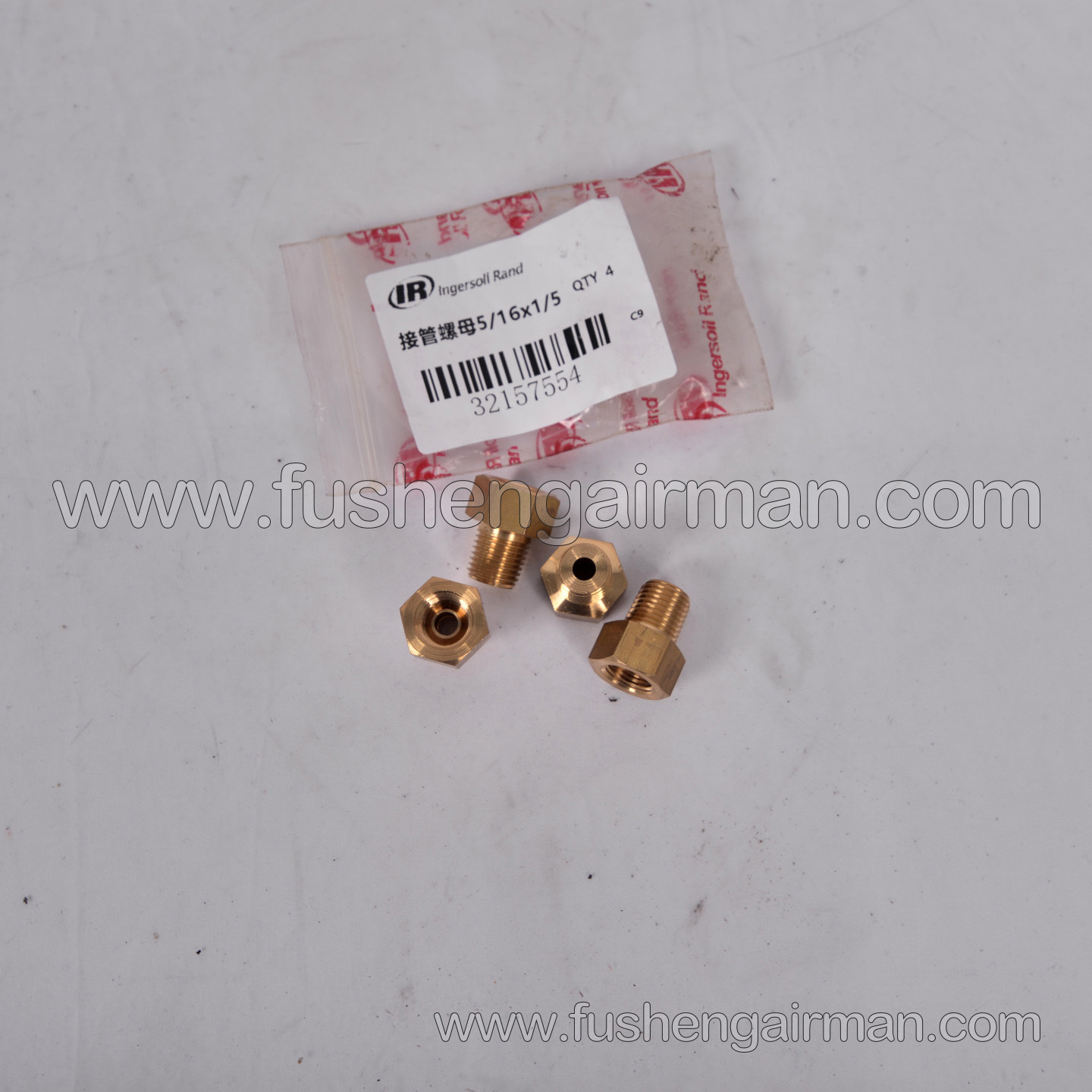 32157554 Ingersoll Rand Piston Compressor Genuine Replacement Fitting 5/16“ x 1/4”
