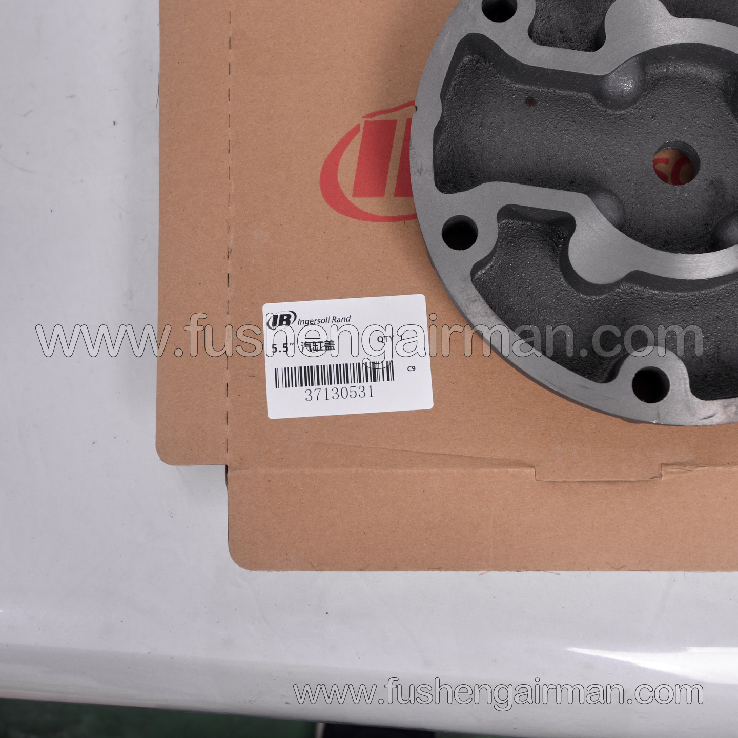 37130531 Ingersoll Rand 5.5" Cylinder Head (Genuine Spare Part for Piston Air Compressor)