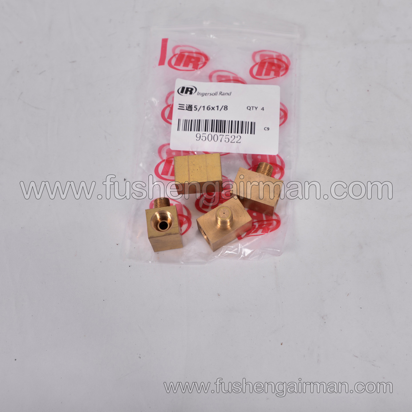 95007522 Ingersoll Rand Piston Air Compressor Genuine Replacement Part: 5/16" T-Fitting
