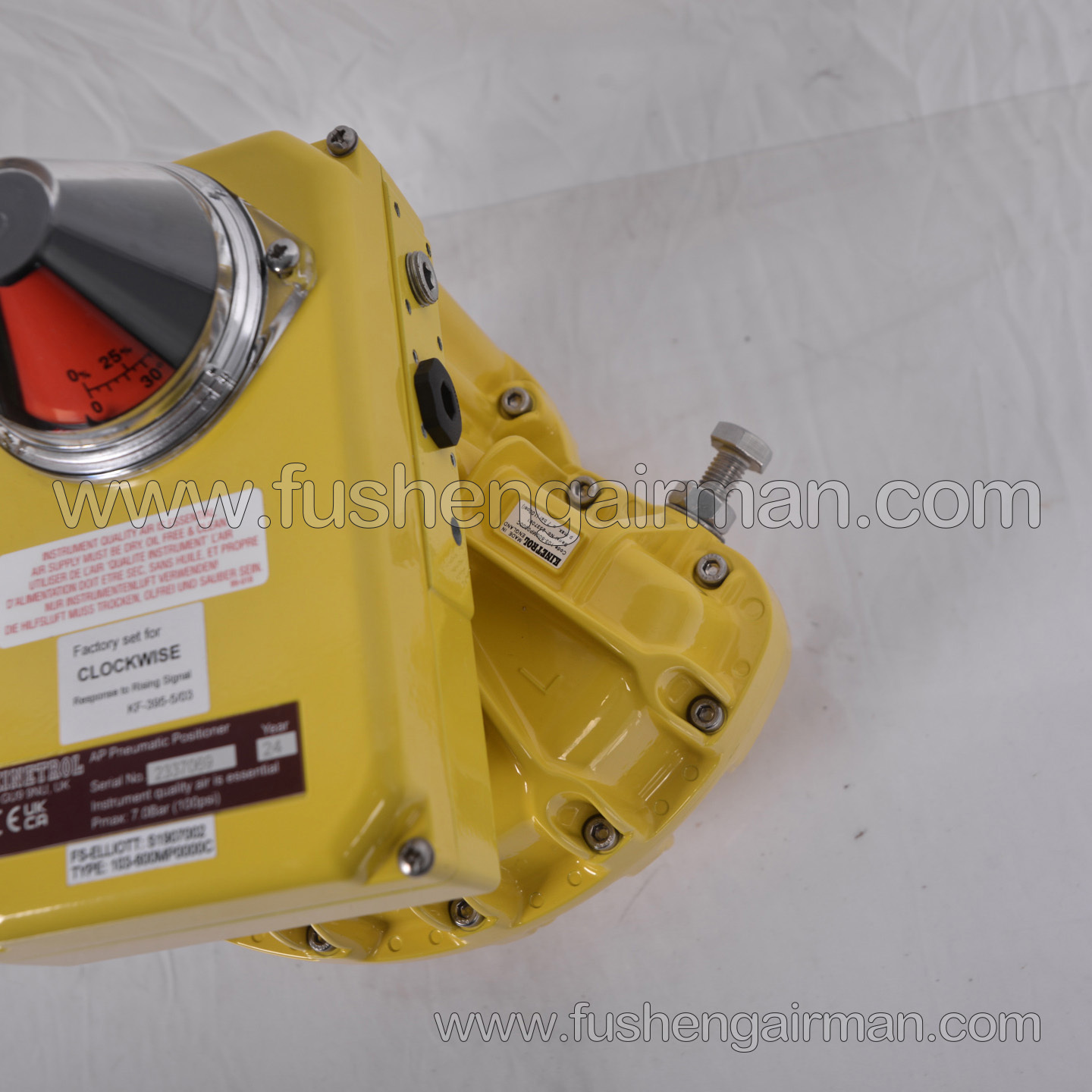 S1907002 Fusheng  ELLIOTT Centrifugal Air Compressor Genuine Spare Part: Intake Valve Actuator