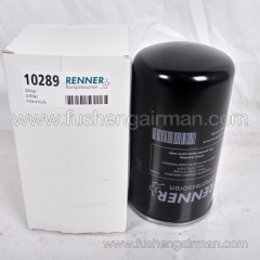 10289 Genuine RENNER Screw Air Compressor Oil Filter Cartridge (Imported from Germany)