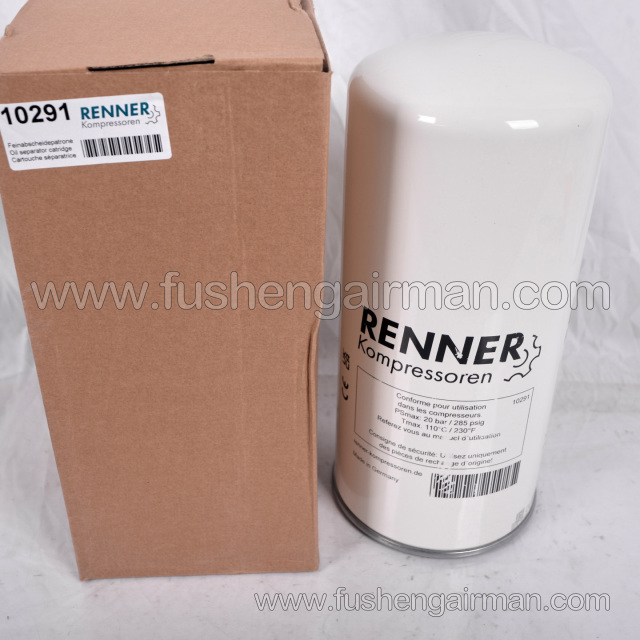 10291 Genuine German RENNER Screw Air Compressor Spare Parts: Oil Separator (Imported)