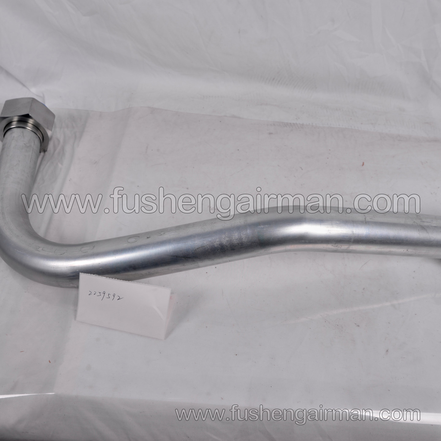 2259592 Ingersoll Rand Screw Air Compressor: Metal Pipe Oil Shut-off Valve to Oil Injector