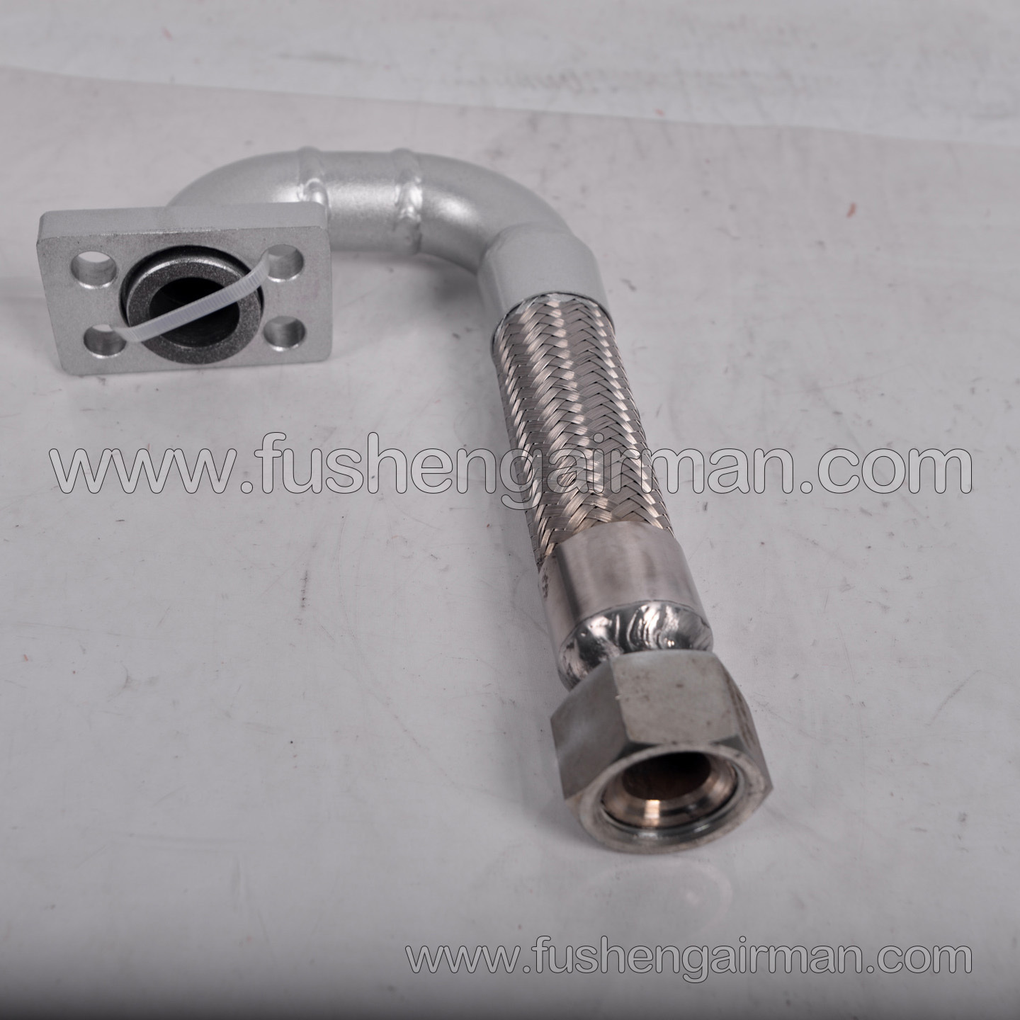 2605697280  Fusheng Screw Air Compressor Genuine Spare Part: High-Pressure Hose for the SFH11A Housing Exhaust Port