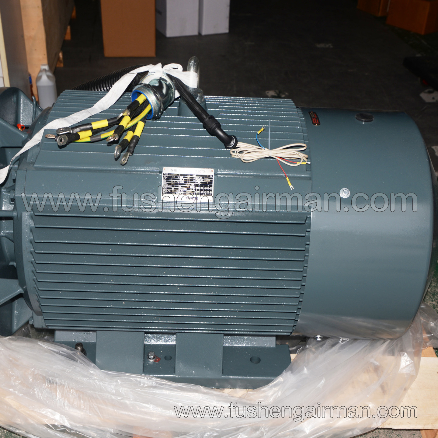 2106025092 Fusheng Curtis Air Compressor Motor IE3-315S-4, B35, 110 kW