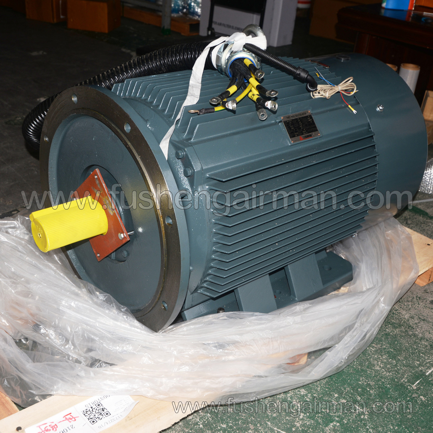 2106025092 Fusheng Curtis Air Compressor Motor IE3-315S-4, B35, 110 kW
