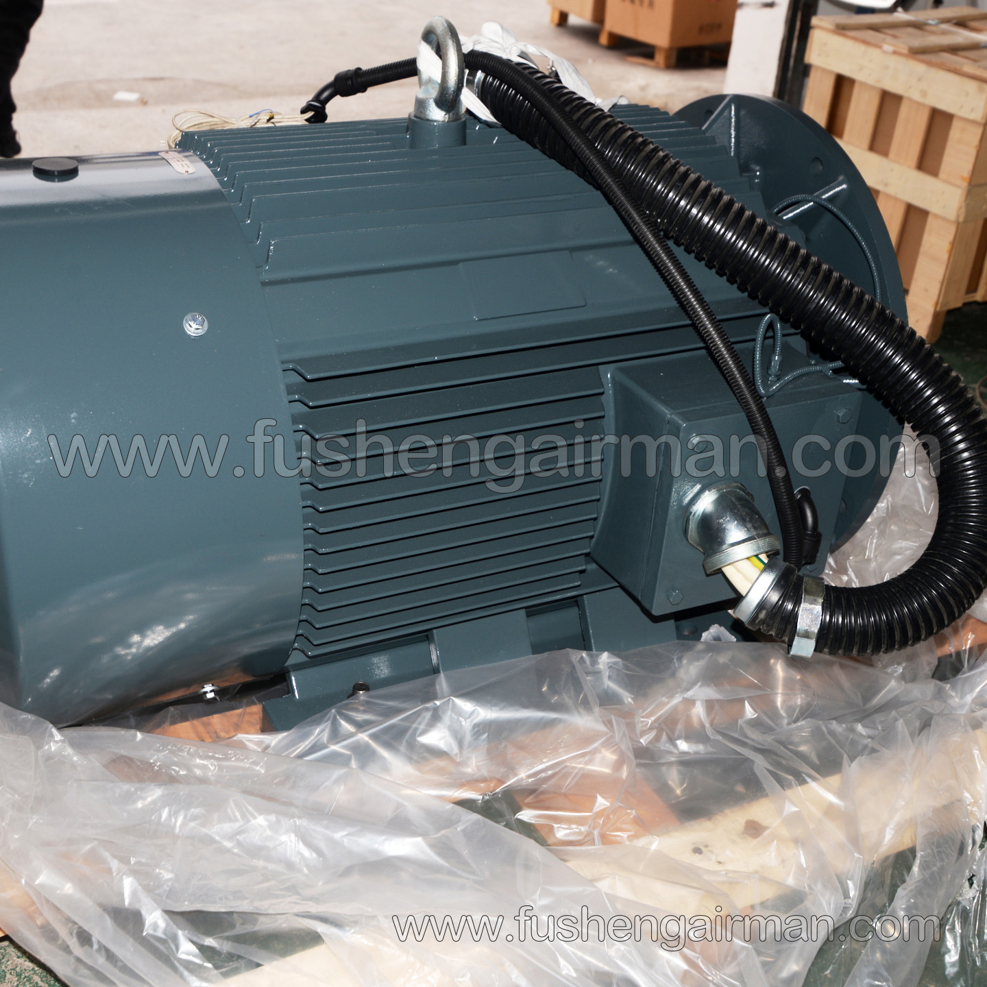 2106025092 Fusheng Curtis Air Compressor Motor IE3-315S-4, B35, 110 kW