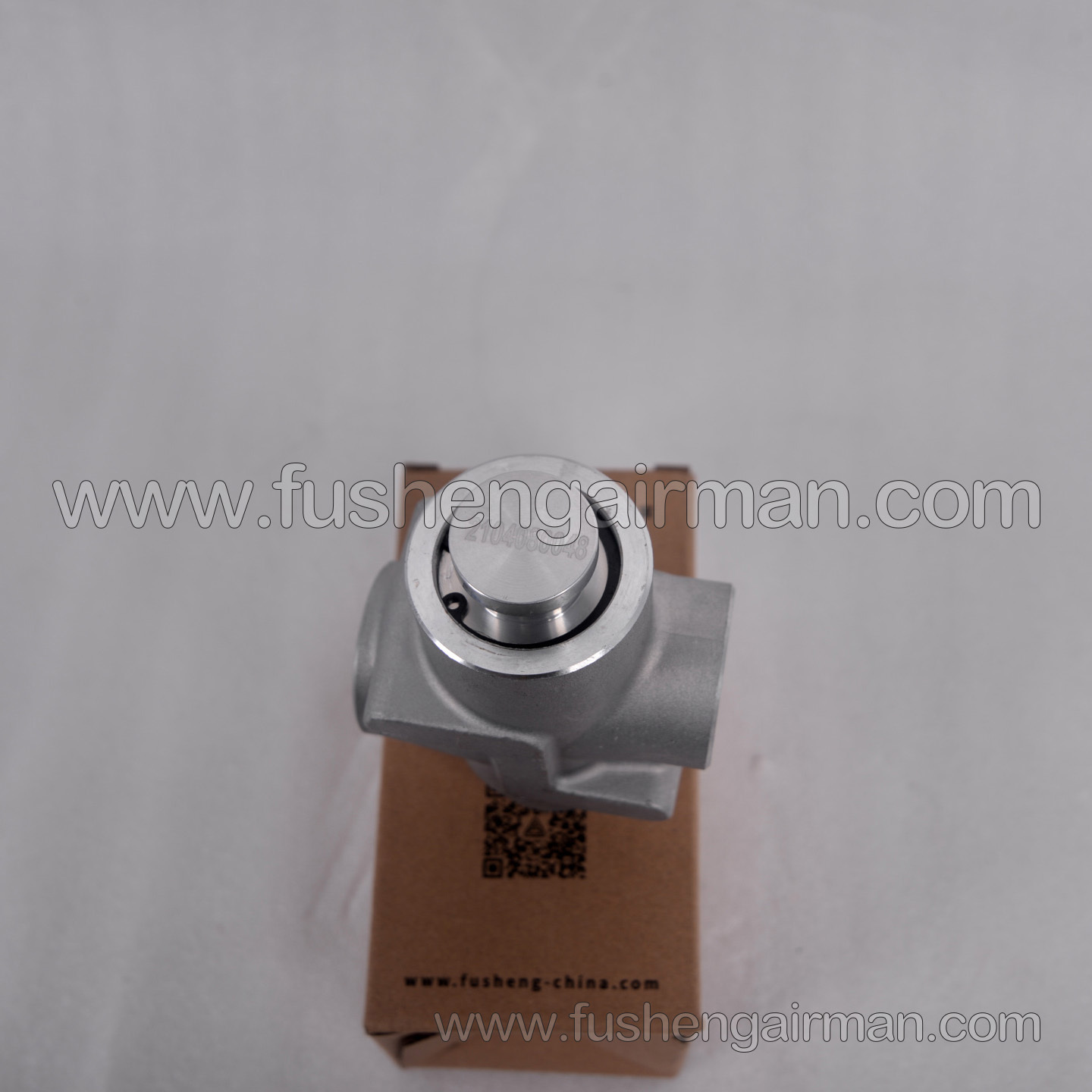 2104080048 Fusheng Vehicle-Mounted Air Compressor Genuine Replacement Part: 3/4", 65–77°C Temperature (Thermal) Control Valve