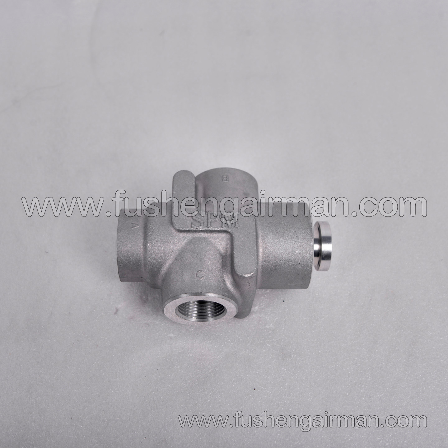 2104080048 Fusheng Vehicle-Mounted Air Compressor Genuine Replacement Part: 3/4", 65–77°C Temperature (Thermal) Control Valve