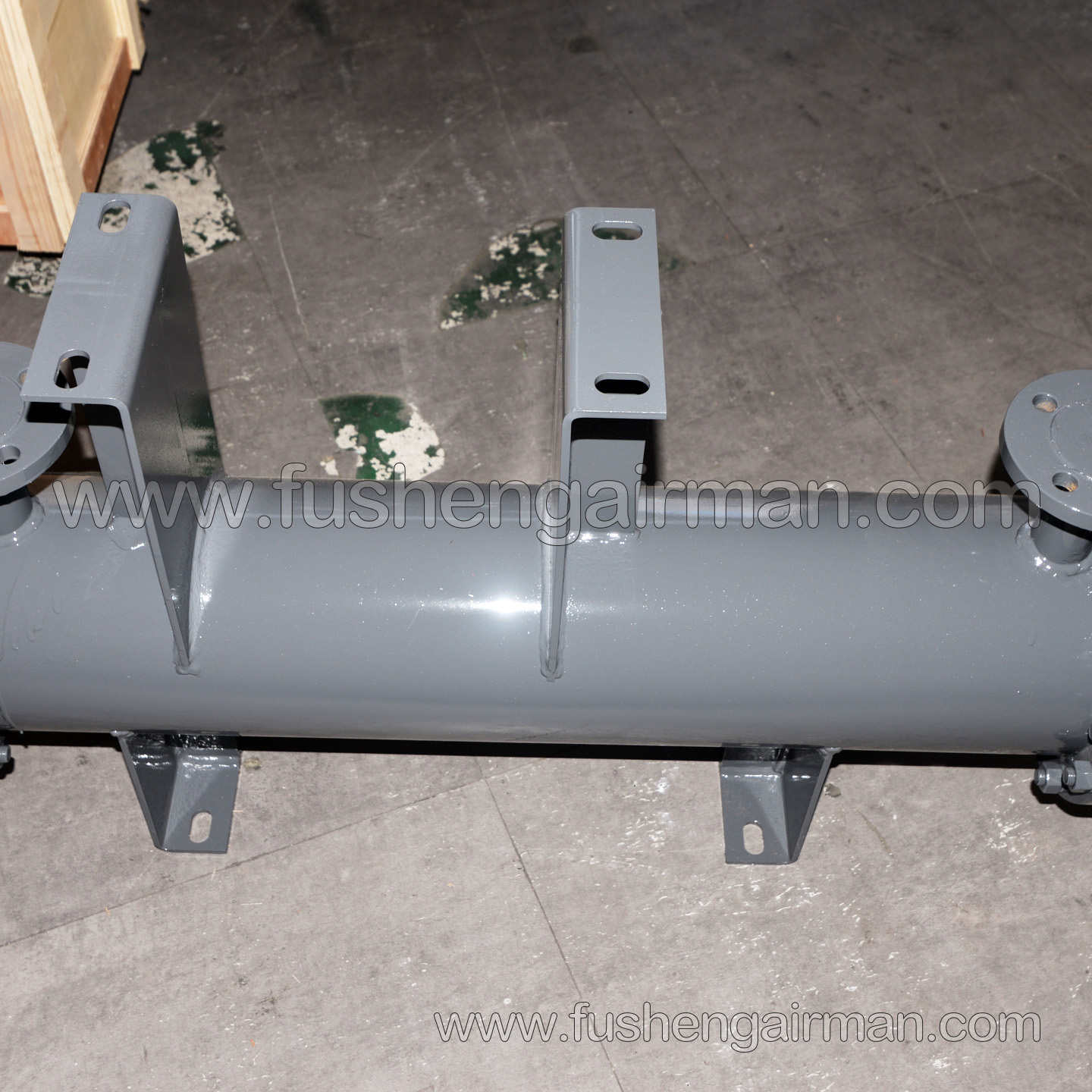2117010276 Fusheng SF132W Original Factory Shell-and-Tube Oil Cooler for Screw Air Compressors