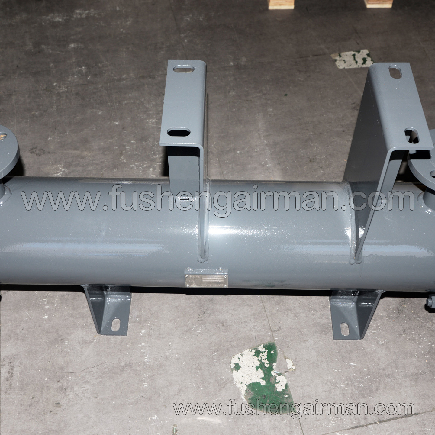 2117010276 Fusheng SF132W Original Factory Shell-and-Tube Oil Cooler for Screw Air Compressors
