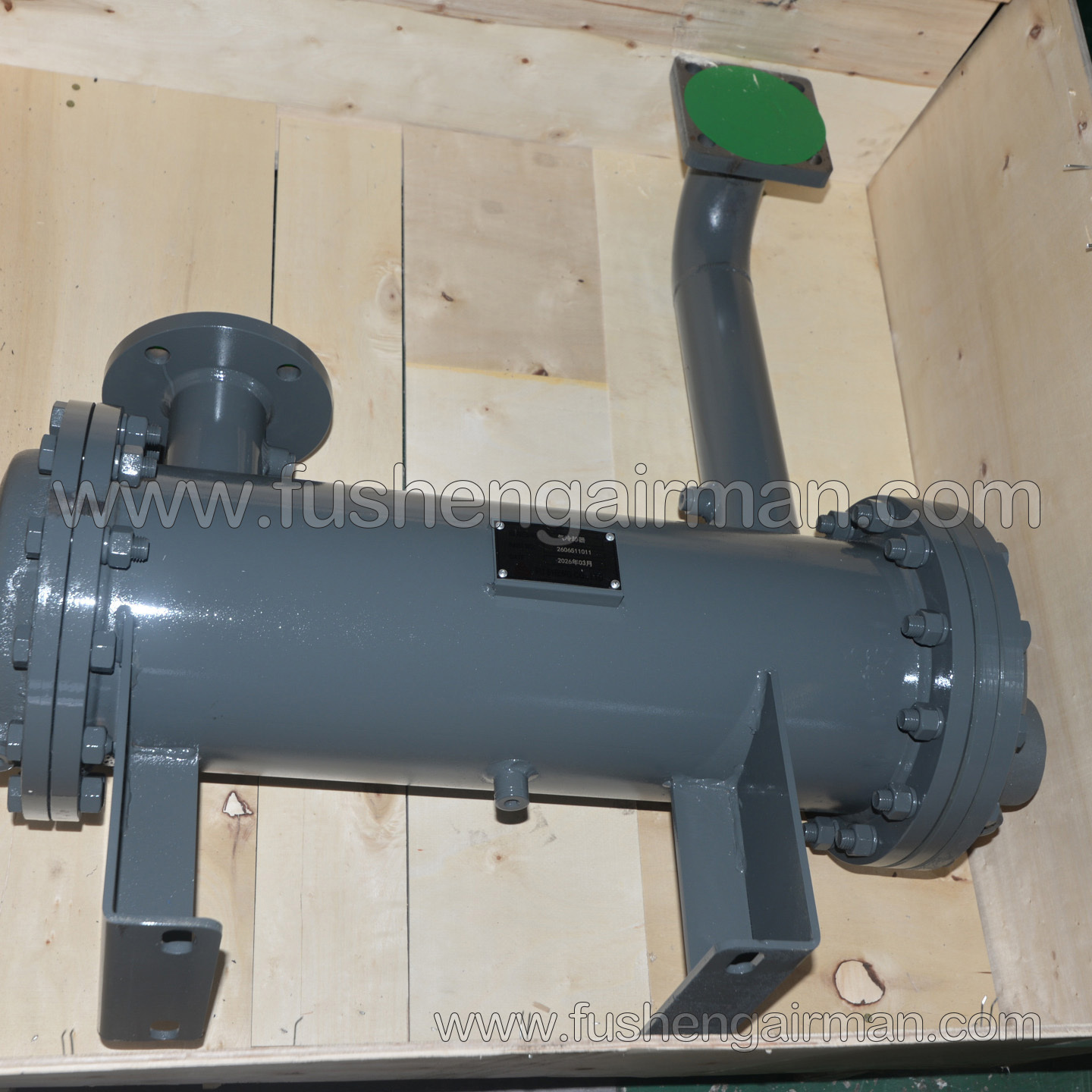 2606511011 Fusheng SA120W Water-Cooled Screw Air Compressor Aftercooler