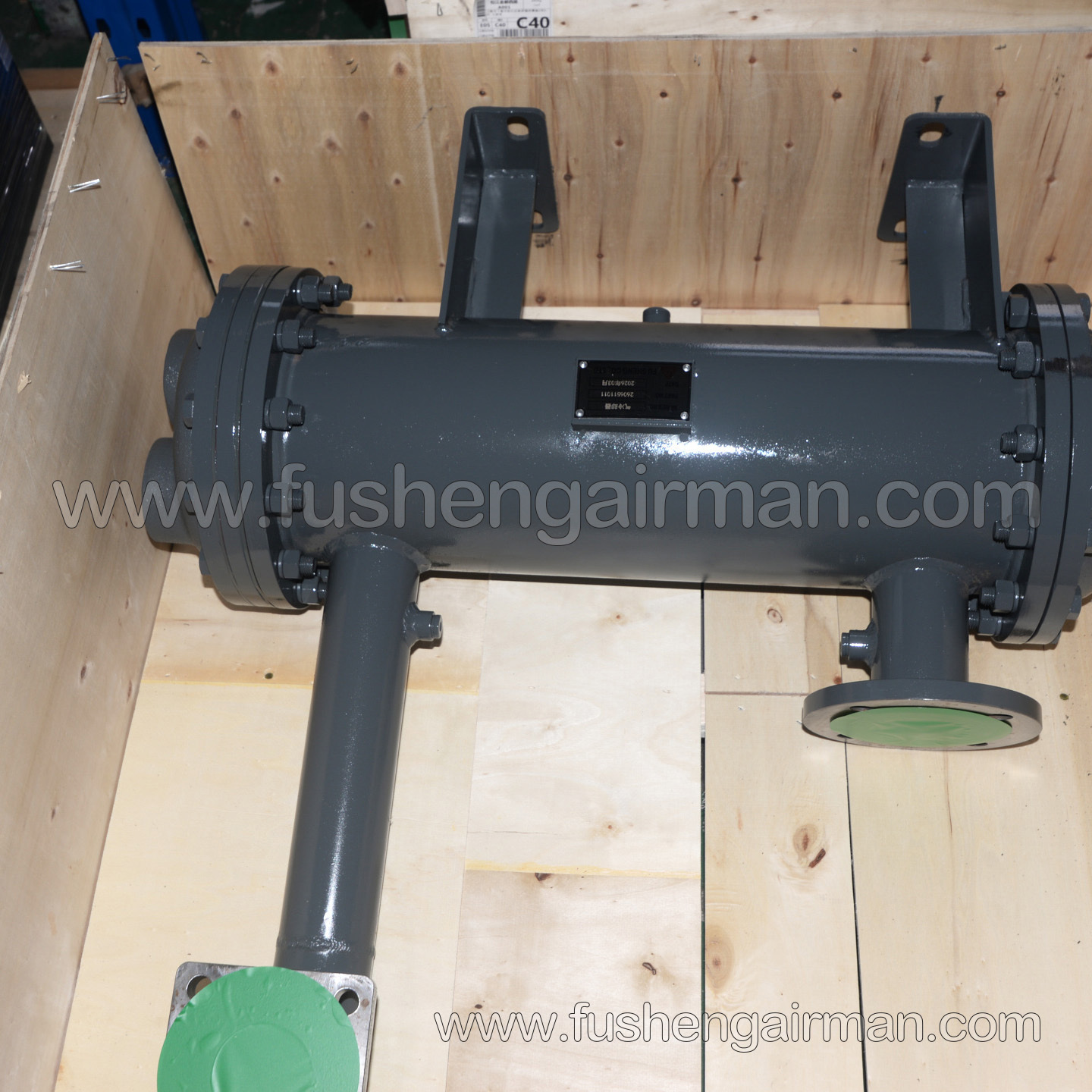 2606511011 Fusheng SA120W Water-Cooled Screw Air Compressor Aftercooler