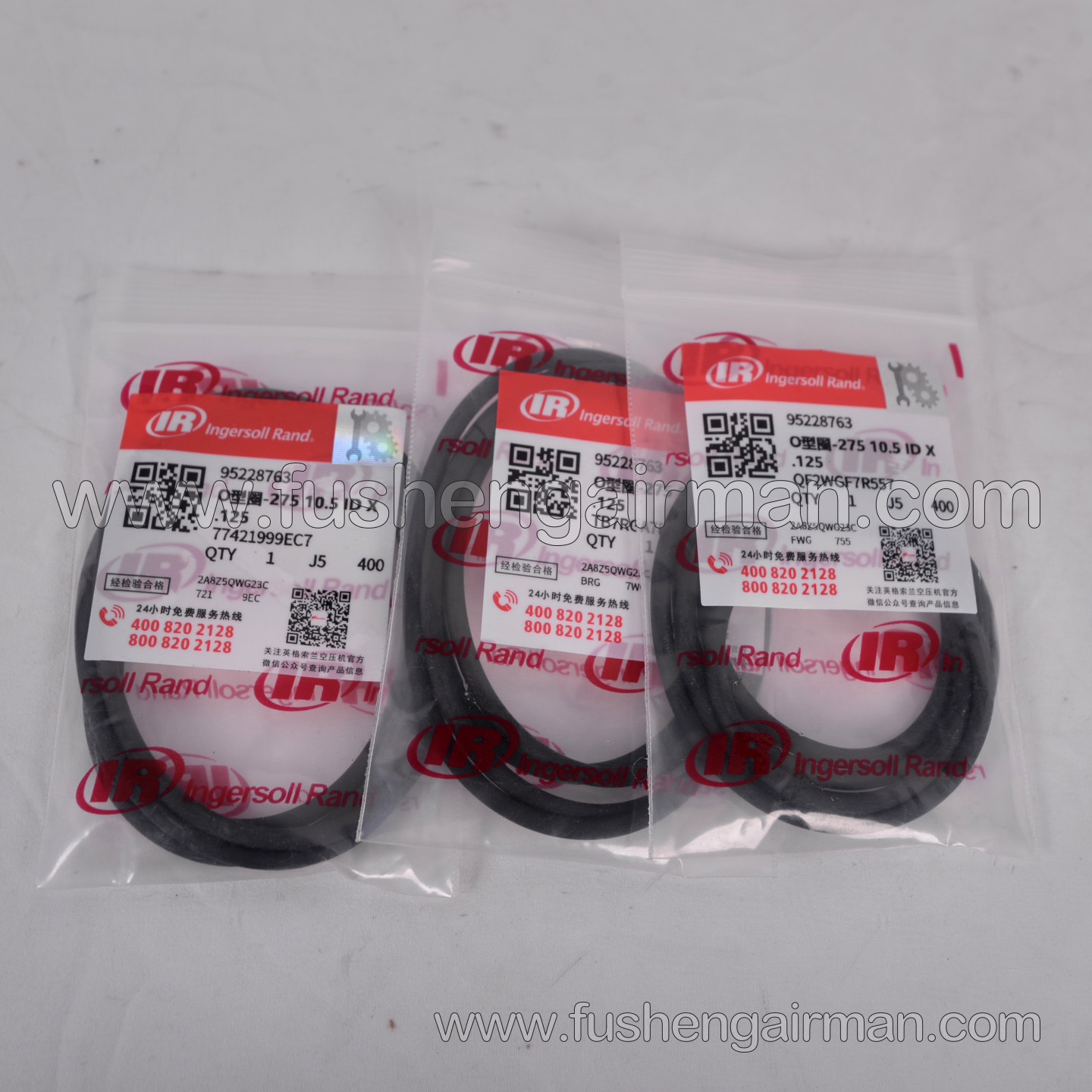95228763 Ingersoll Rand Air Compressor Parts O-Ring 275 10.5ID*125W THRS200-250
