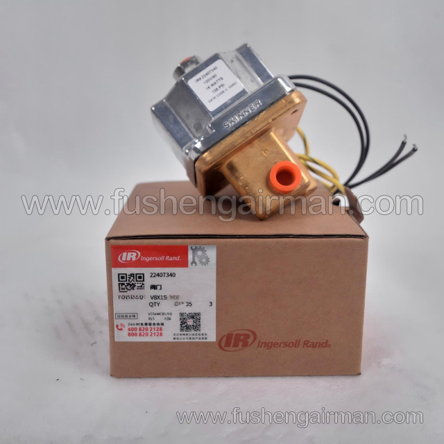 22407340 Ingersoll Rand Air Compressor Genuine Replacement Solenoid Valve, 120V