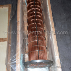 2605511021 Fusheng Screw Air Compressor OEM Shell & Tube Cooler Core Bundle (Copper Tubes)