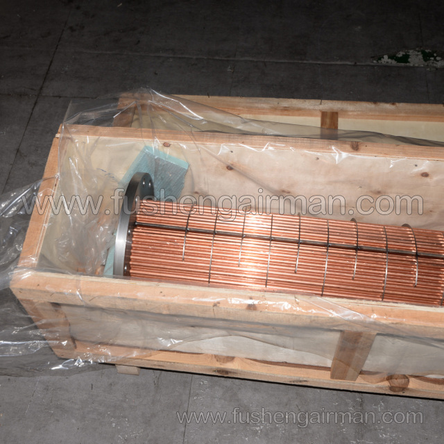 2605511021 Fusheng Screw Air Compressor OEM Shell & Tube Cooler Core Bundle (Copper Tubes)