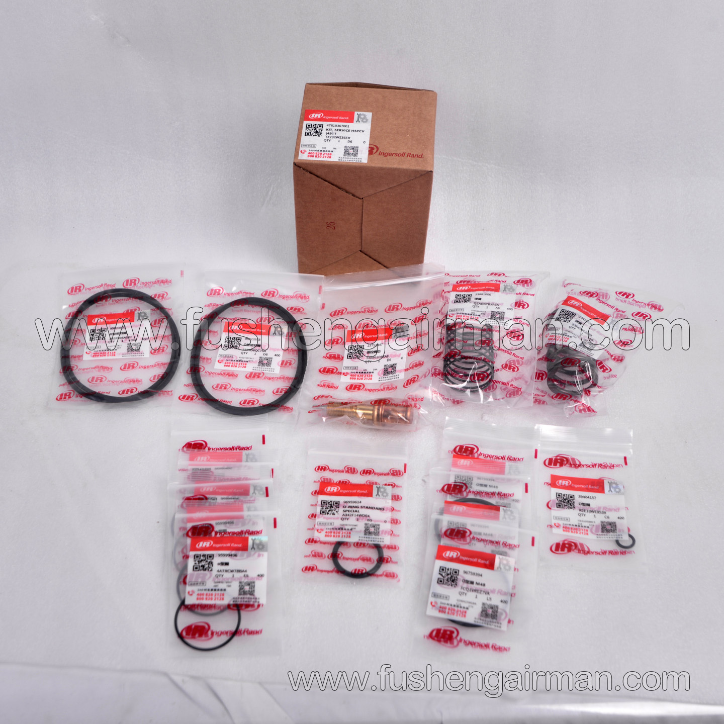 47610367001 Ingersoll Rand Air Compressor Temperature Control Valve 49119738 Maintenance Kit with Valve Core