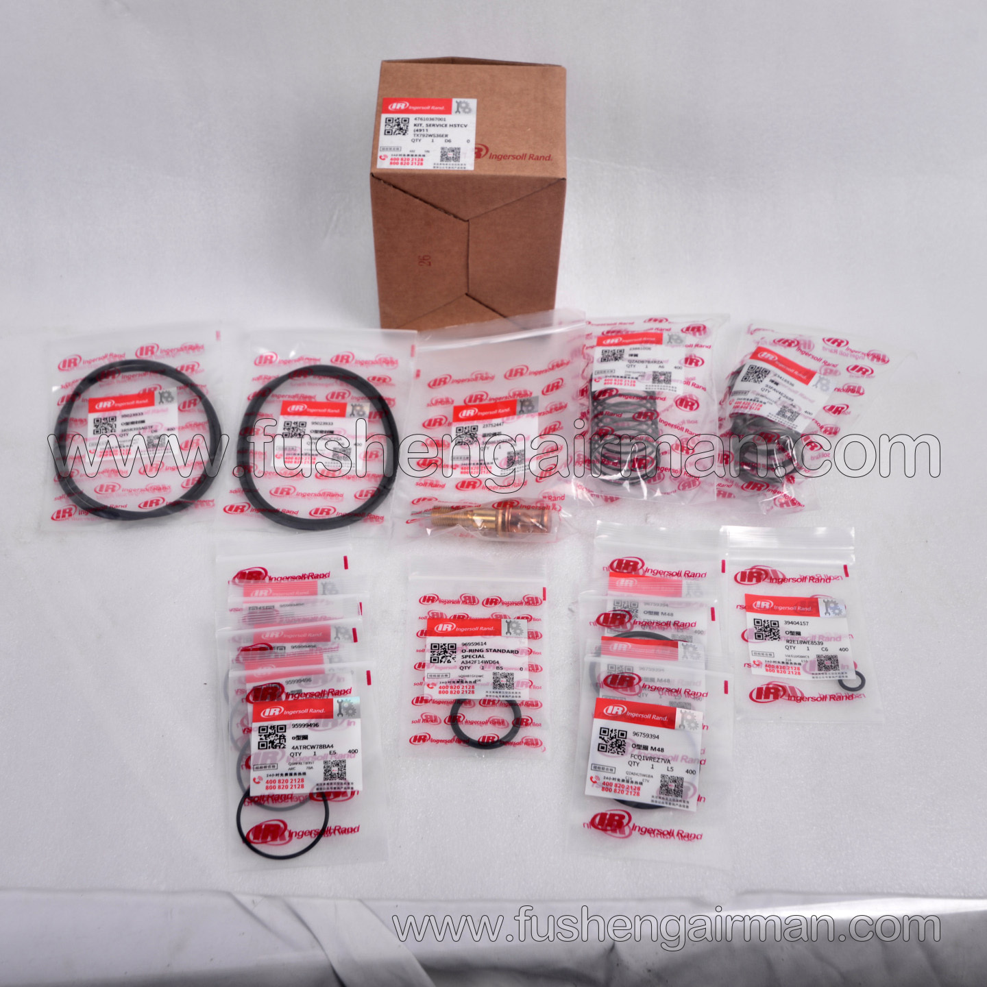 47610367001 Ingersoll Rand Air Compressor Temperature Control Valve 49119738 Maintenance Kit with Valve Core