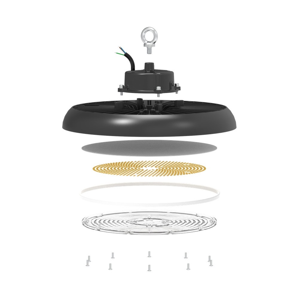 JL01-Series UFO LED High Bay Light,EZCOLED Lighting - Reliable Industrial & Outdoor LED Lighting Solutions,JL01-Series UFO LED High Bay Light