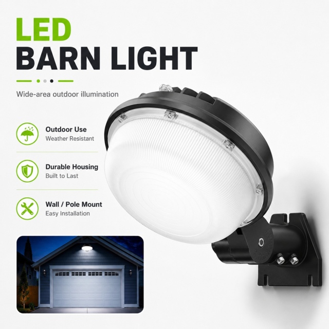 LED Barn Light,EZCOLED Lighting - Reliable Industrial & Outdoor LED Lighting Solutions,LED Barn Light