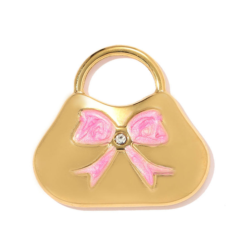 6pcs/pack Stainless Steel Waterdroop Evil Eye DIY Charm Knot Hand Bag Necklace Pendant Women Love Heart Jewelry Wholesale