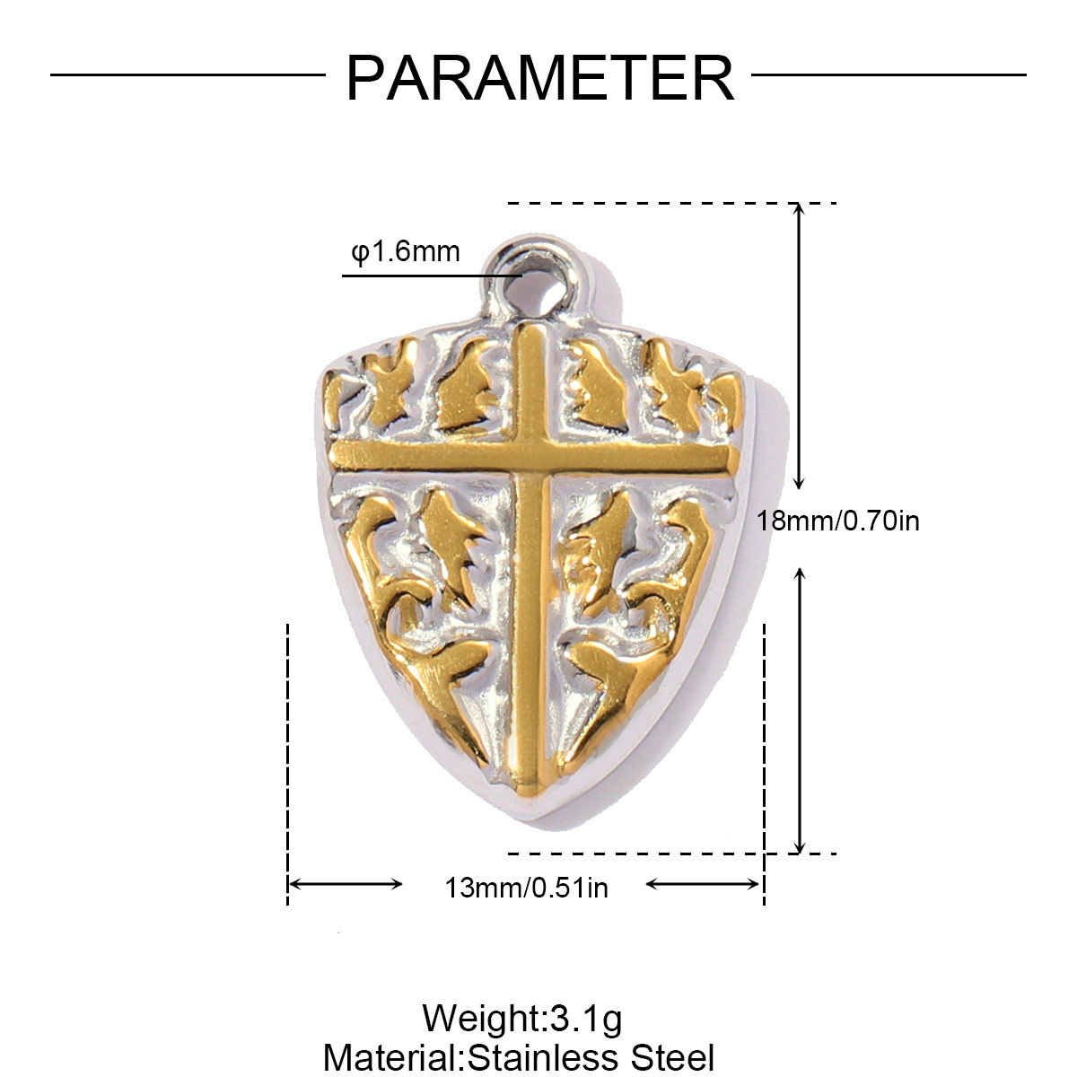 6pcs/pack Stainless Steel Enamel Leaf Love Heart DIY Charms Lollipop Flower Necklace Pendants Women Cross Tail Jewelry Wholesale