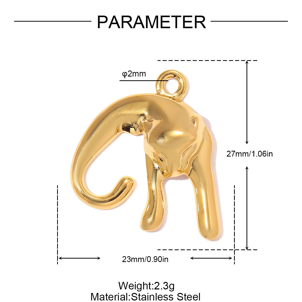 6pcs/pack Stainless Steel 3D Polar Bear Penguin DIY Charms Deer Fox Camel Necklace Pendants Women Rhino Horse Jewelry Wholesale