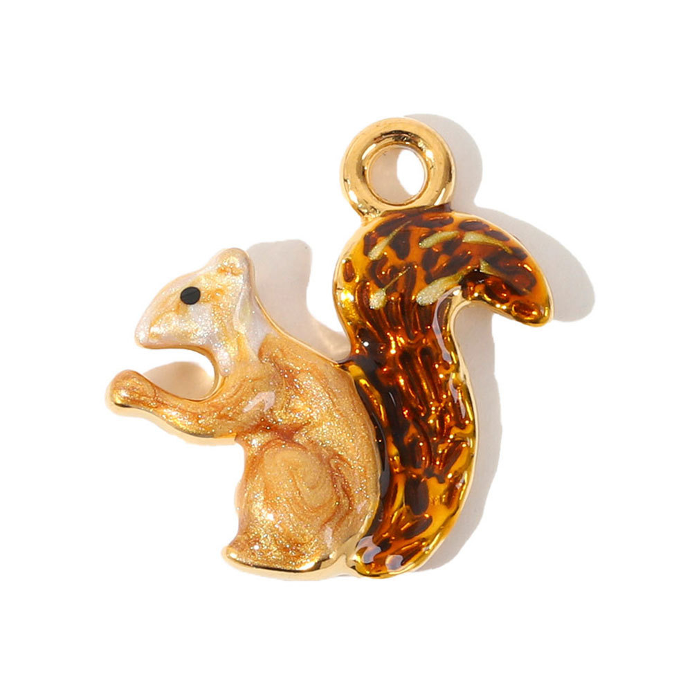 6pcs/pack Stainless Steel 3D Polar Bear Penguin DIY Charms Deer Fox Camel Necklace Pendants Women Rhino Horse Jewelry Wholesale