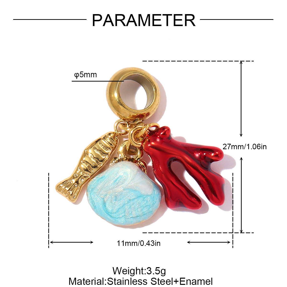 6pcs/pack Stainless Steel Rose Flowers DIY Bracelet Charms Lipstick Bike Heart Necklace Pendants Women Suitcase Jewelry Wholesale