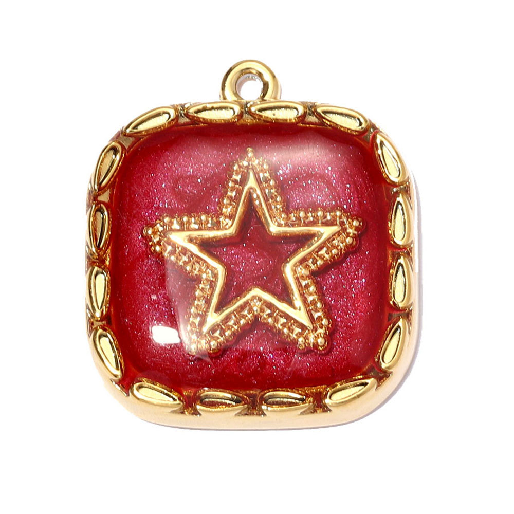 6pcs/pack Stainless Steel Resin Butterfly Starfish DIY Earring Charm Sun Flower Necklace Pendants Women Dove Bird Jewelry Wholesale