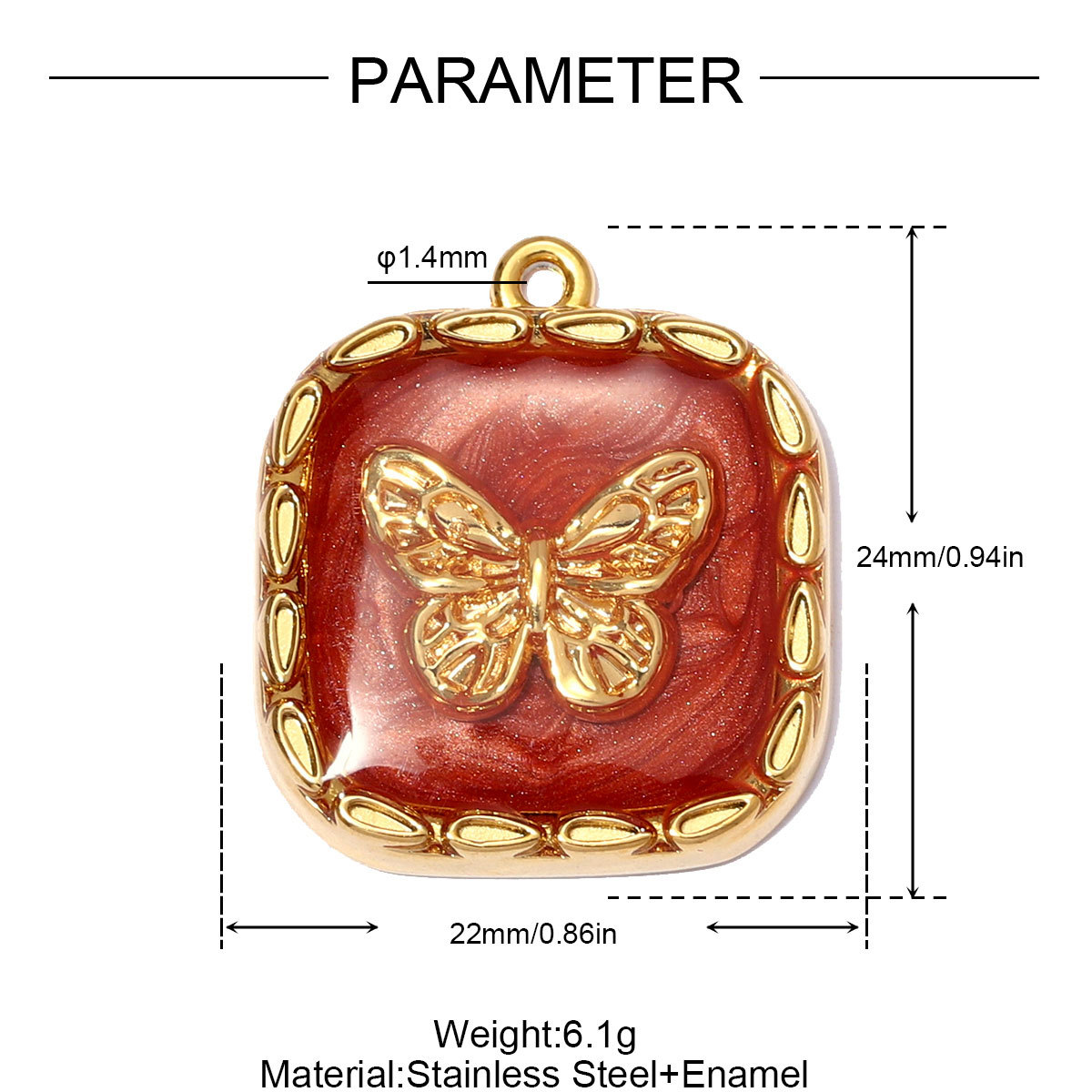 6pcs/pack Stainless Steel Resin Butterfly Starfish DIY Earring Charm Sun Flower Necklace Pendants Women Dove Bird Jewelry Wholesale