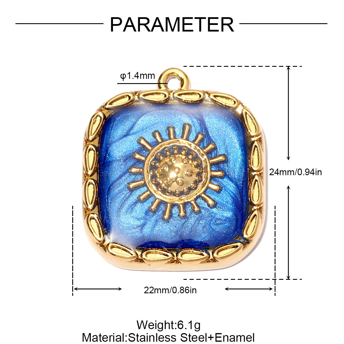 6pcs/pack Stainless Steel Resin Butterfly Starfish DIY Earring Charm Sun Flower Necklace Pendants Women Dove Bird Jewelry Wholesale