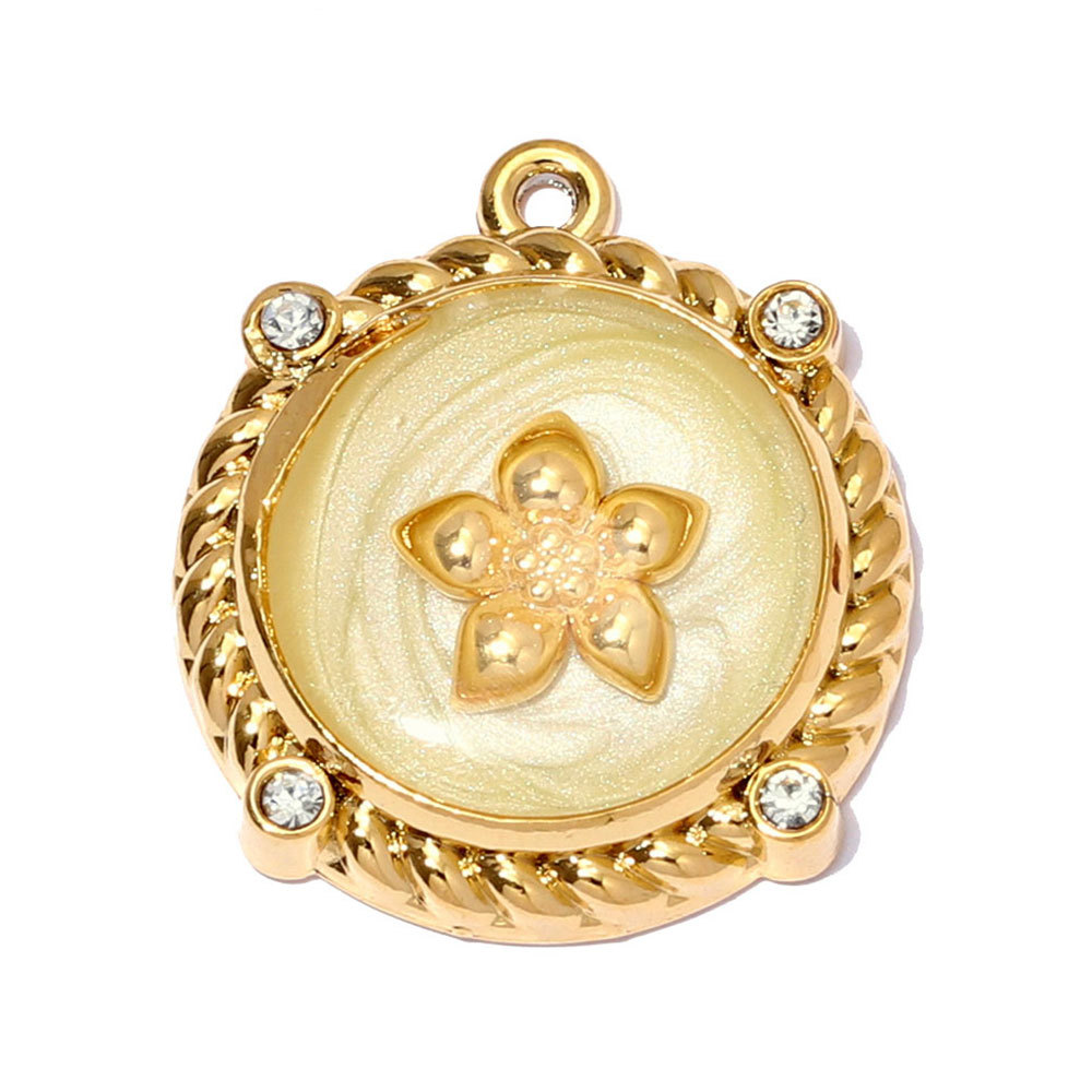 6pcs/pack Stainless Steel Resin Butterfly Starfish DIY Earring Charm Sun Flower Necklace Pendants Women Dove Bird Jewelry Wholesale
