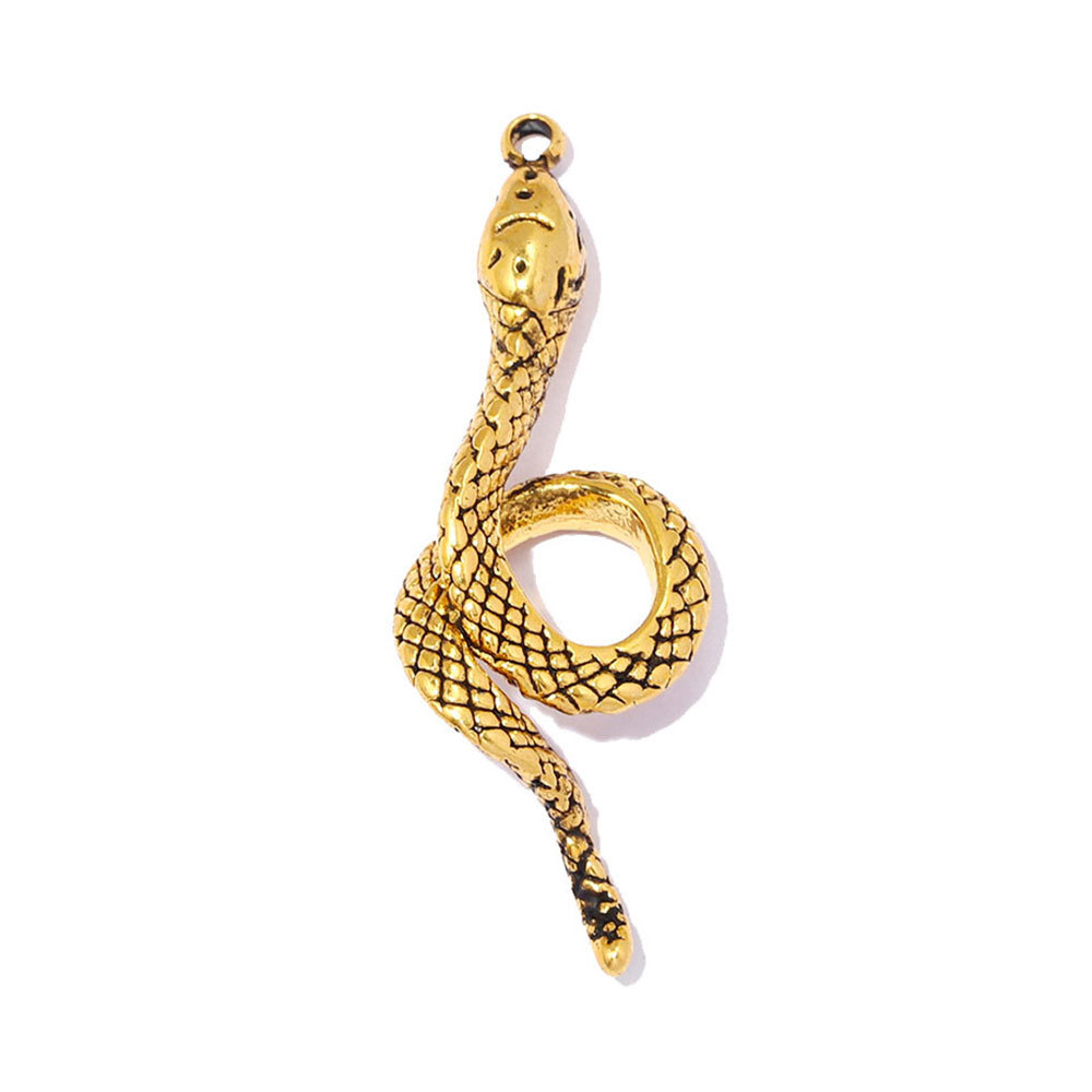 6pcs/pack Stainless Steel Two Tone Flower Plam Guam DIY Charms Horse Snake Fried Egg Pendant Women Eye Sun Jewelry Wholesale