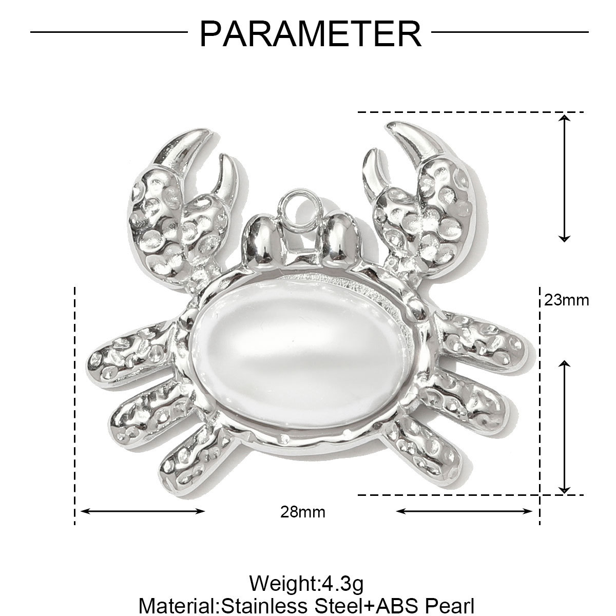 6pcs/pack Stainless Steel Rhinestone Sun Fish Necklace Pendant Mirror Polish Snake Octopus DIY Earring Charm Women Crab Jewelry