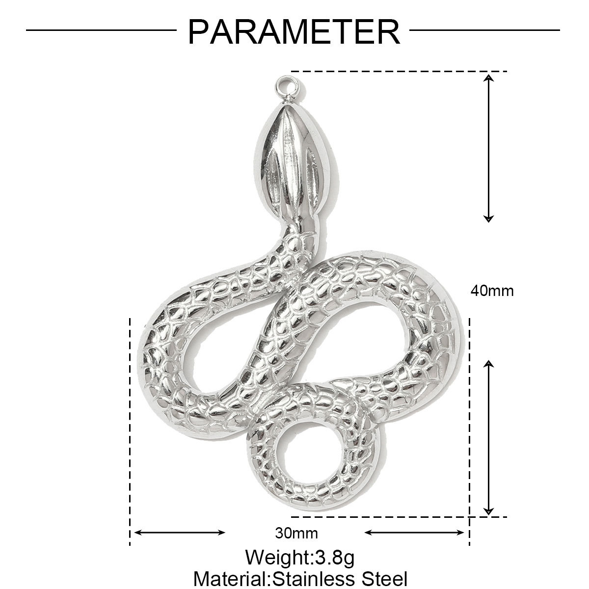 6pcs/pack Stainless Steel Rhinestone Sun Fish Necklace Pendant Mirror Polish Snake Octopus DIY Earring Charm Women Crab Jewelry